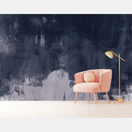 Wall mural midnight textured abstract wall art • Wallissimo®