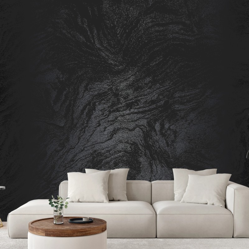 Wall mural dark marble texture abstract art