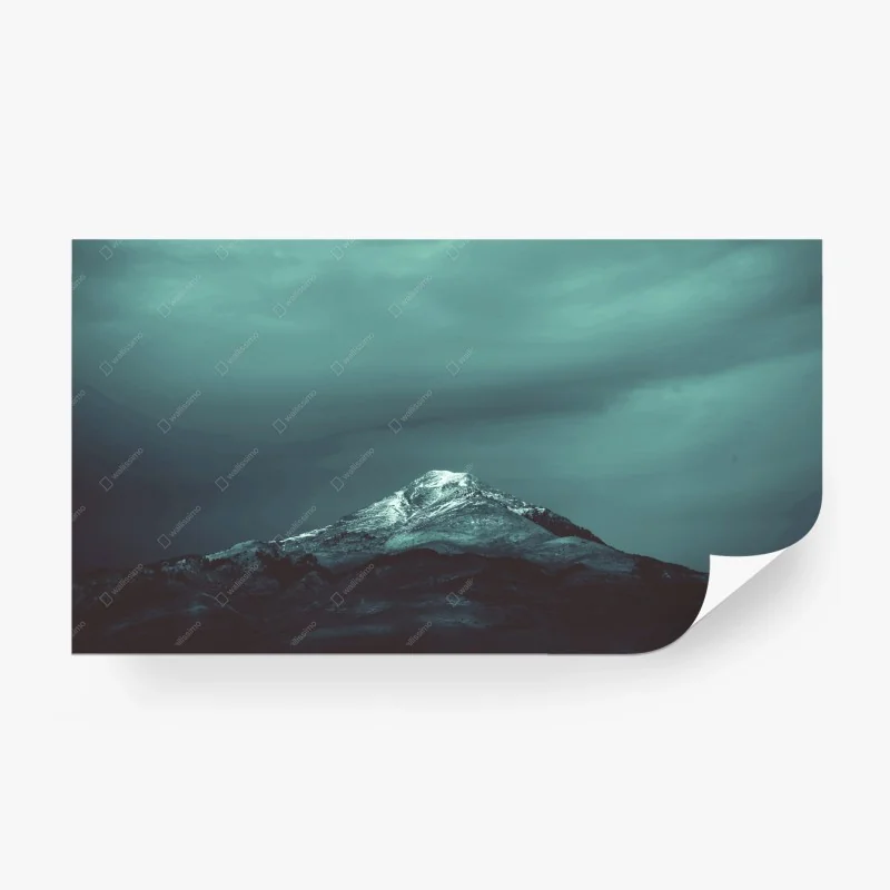 Wall mural soft watercolor eucalyptus leaves pattern • Wallissimo®