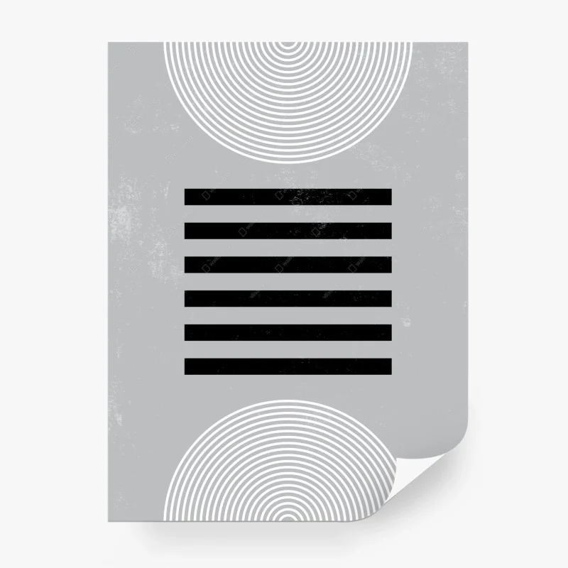 Wall mural navy geometric cube pattern • Wallissimo®