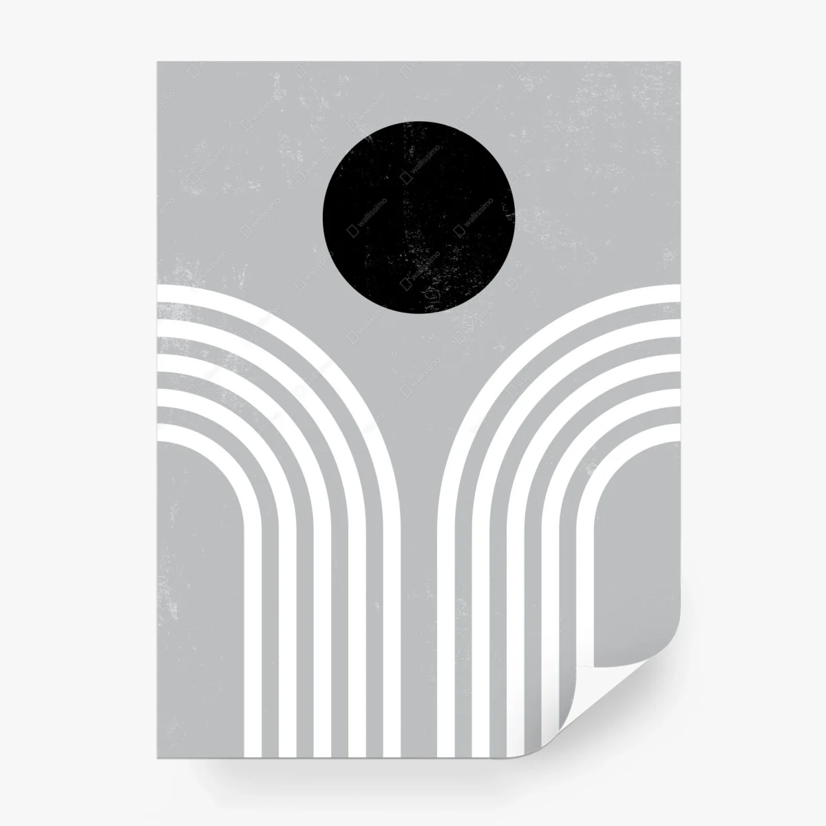 Wall mural minimal monochrome arches • Wallissimo® Wall mural minimal monochrome arches • Wallissimo®