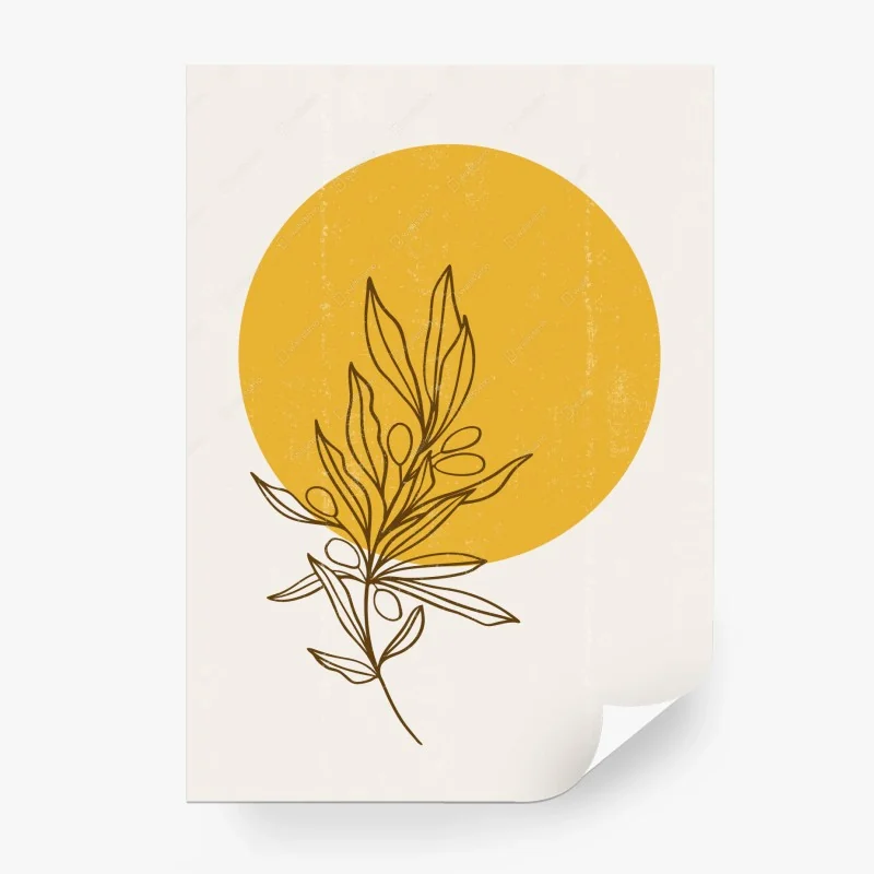 Wall mural monstera leaf botanical pattern • Wallissimo®