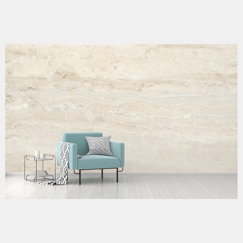 Wall mural beige travertine marble texture