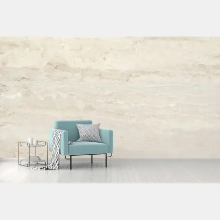 Wall mural beige travertine marble texture • Wallissimo®