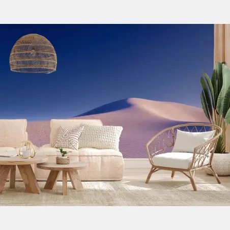 Wall mural crescent moon over desert dunes • Wallissimo®