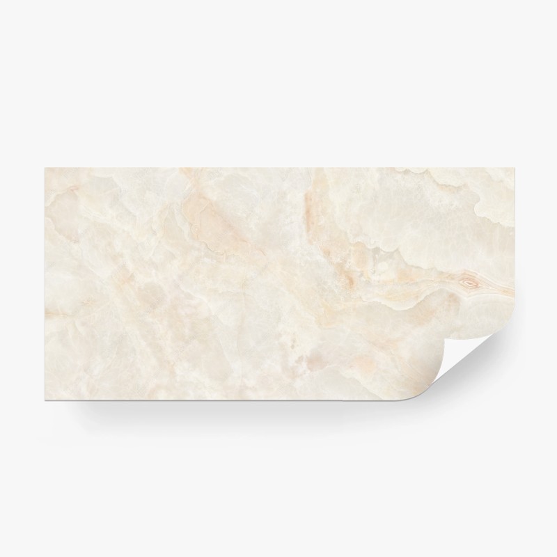 Wall mural beige marble texture wall art