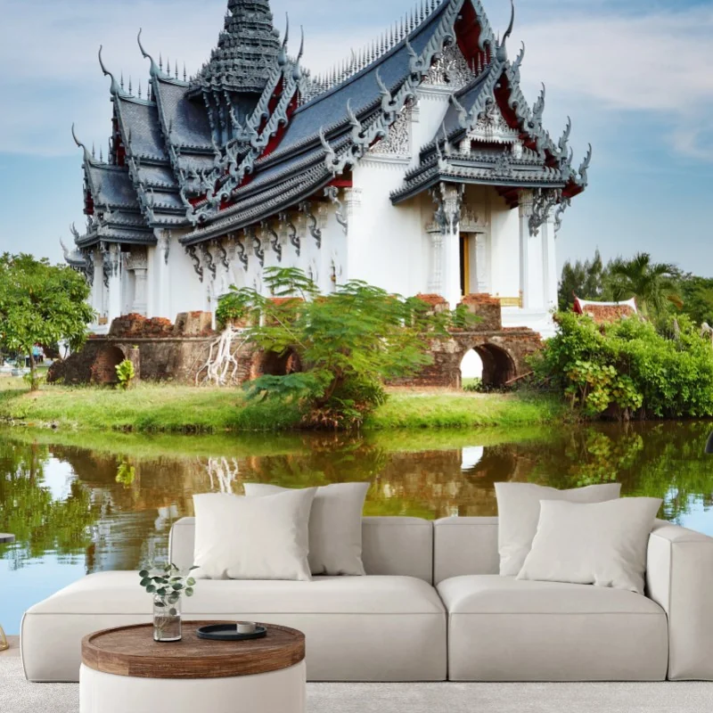Wall mural Sanphet Prasat palace reflection