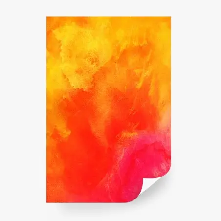 Wall mural vibrant orange abstract gradient • Wallissimo®