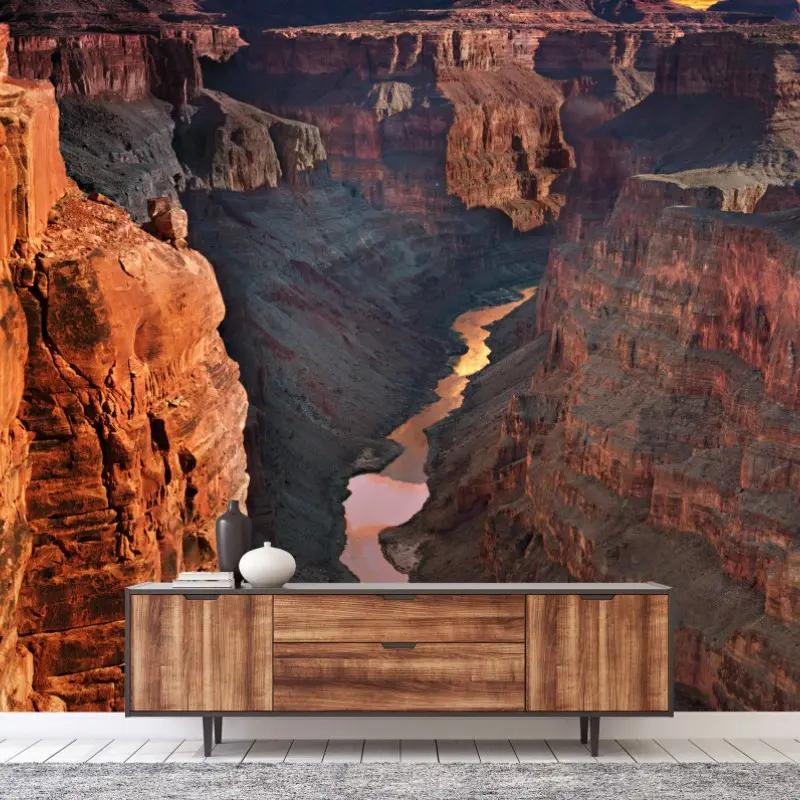 Wall mural Grand Canyon sunset panorama