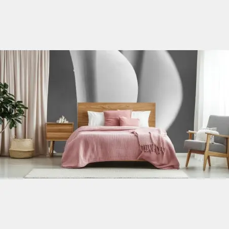 Wall mural elegant calla lilies in monochrome • Wallissimo®