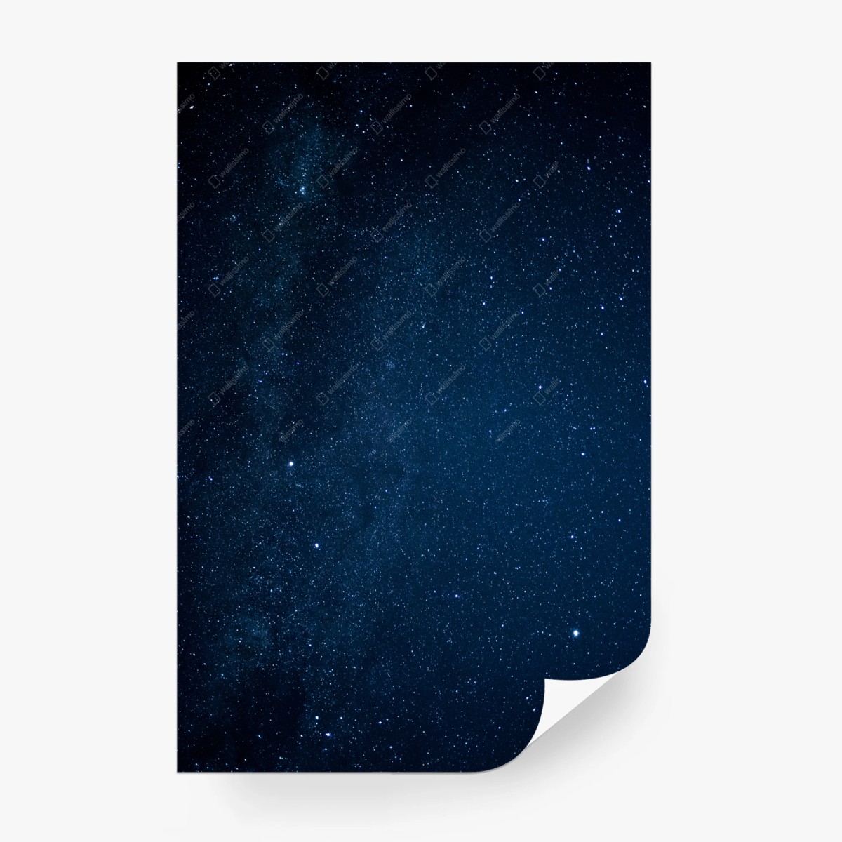 Wall mural deep blue starry sky • Wallissimo®