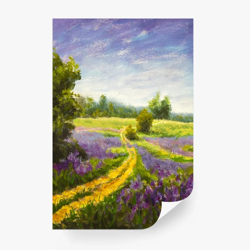 Wall mural tropical botanical bloom pattern • Wallissimo®