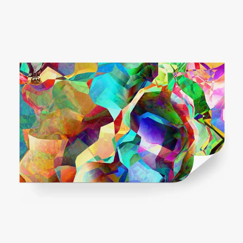 Wall mural midnight marble with golden veins • Wallissimo®