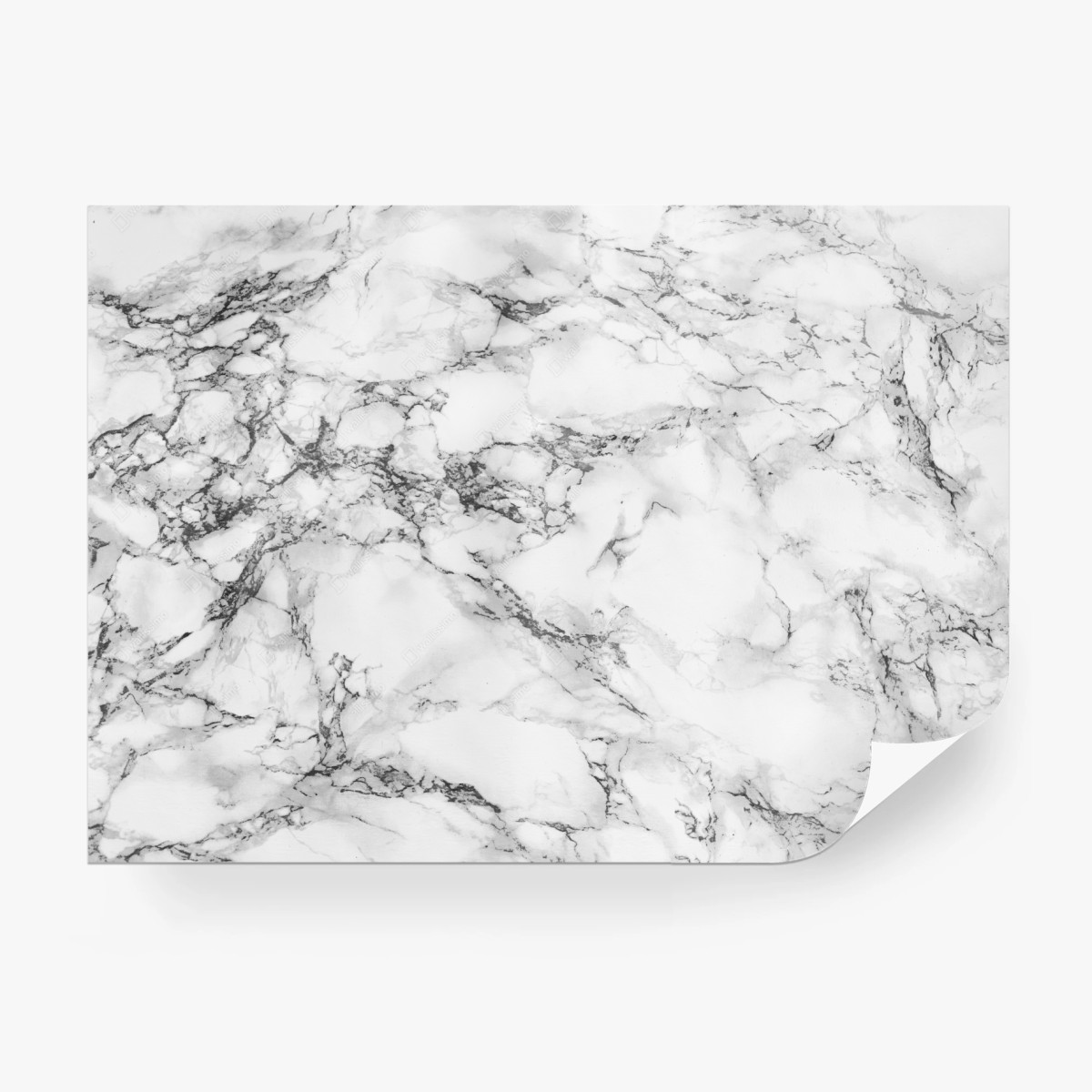 Wall mural white marble pattern art • Wallissimo®