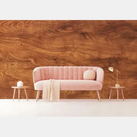 Wall mural warm natural wood texture • Wallissimo®