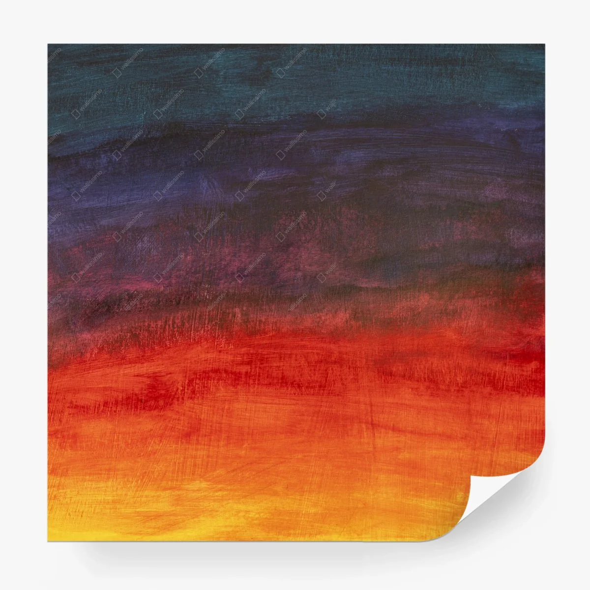 Wall mural vibrant sunset gradient • Wallissimo®