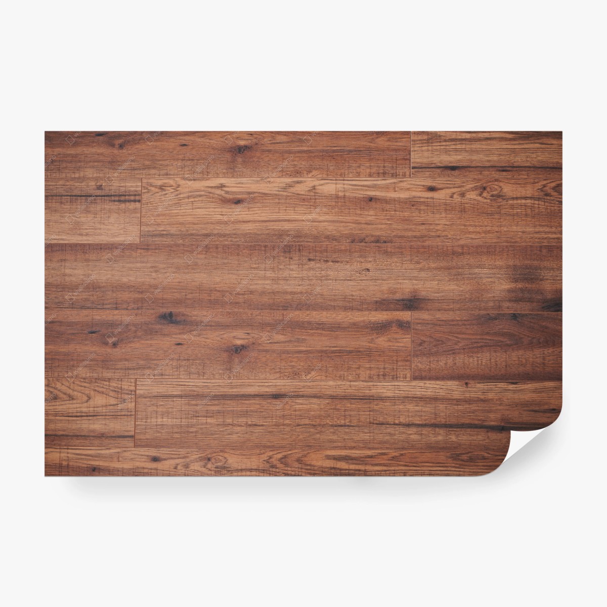 Wall mural warm brown wood texture backdrop • Wallissimo®