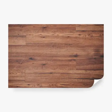 Wall mural warm brown wood texture backdrop • Wallissimo®
