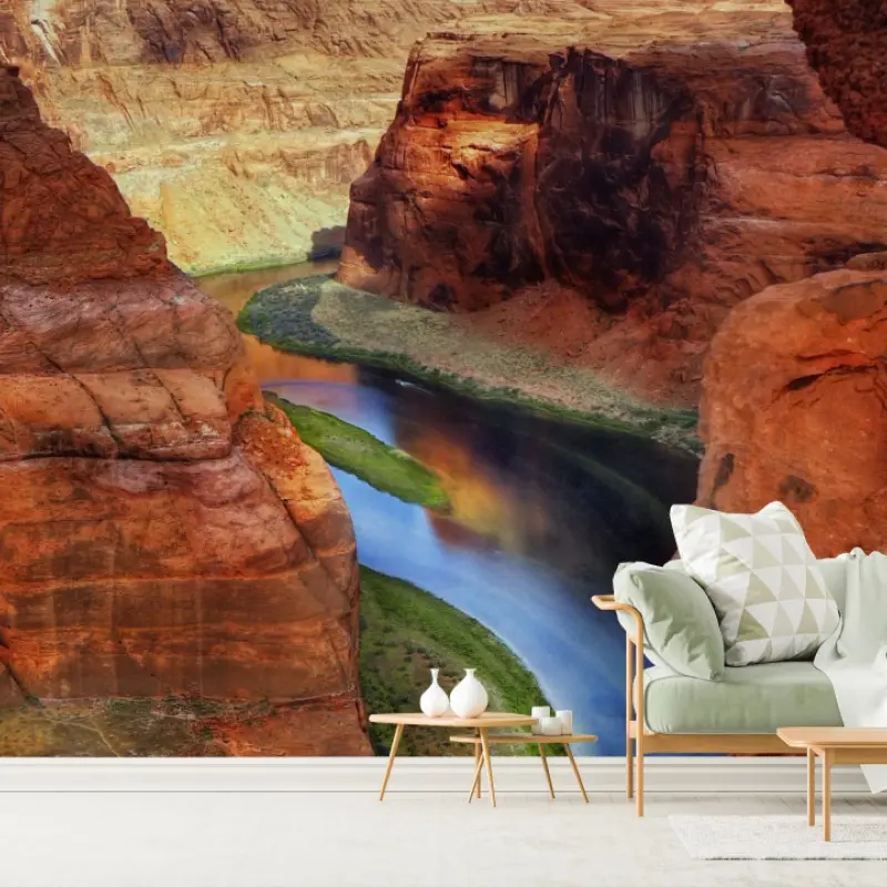 Wall mural Horseshoe Bend canyon panorama