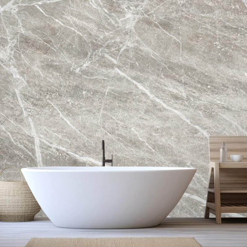 Wall mural elegant gray marble texture