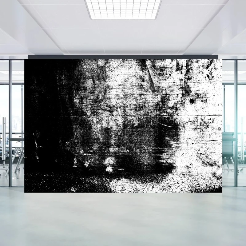 Wall mural gritty high-contrast concrete texture • Wallissimo®