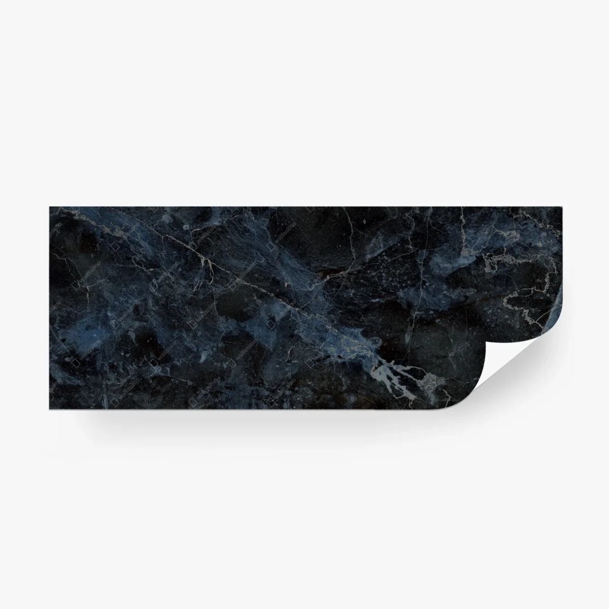 Wall mural dark blue marble texture art • Wallissimo® Wall mural dark blue marble texture art • Wallissimo®