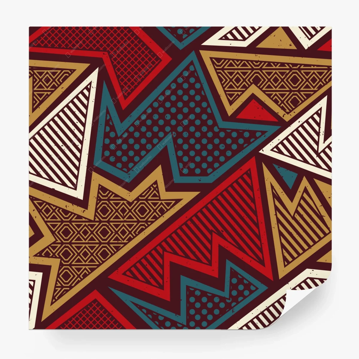 Wall mural bold geometric star pattern • Wallissimo®