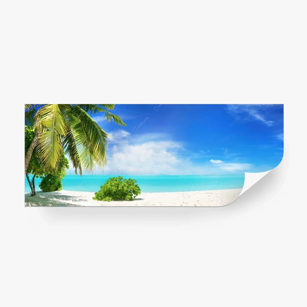 Wall mural Maldives turquoise beach escape • Wallissimo® Wall mural Maldives turquoise beach escape • Wallissimo®