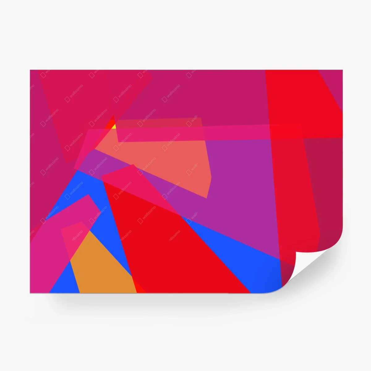 Wall mural vibrant geometric abstraction • Wallissimo® Wall mural vibrant geometric abstraction • Wallissimo®