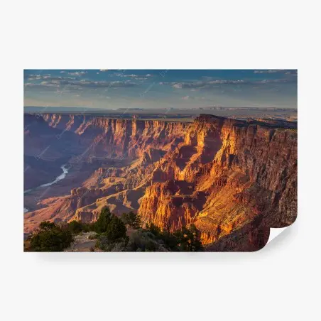Wall mural sunset over the Grand Canyon • Wallissimo®
