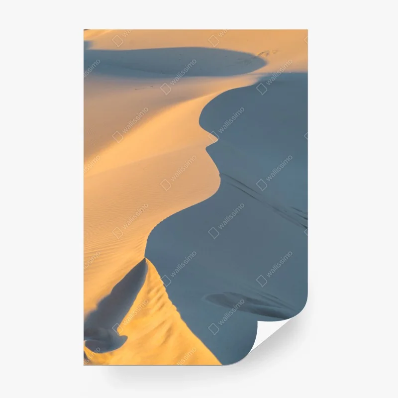 Wall mural golden dune curves • Wallissimo® Wall mural golden dune curves • Wallissimo®