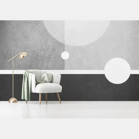 Wall mural minimal geometric composition • Wallissimo®