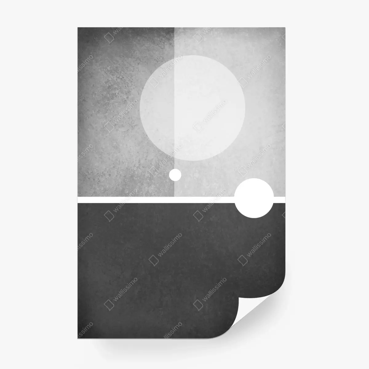 Wall mural minimal geometric composition • Wallissimo®