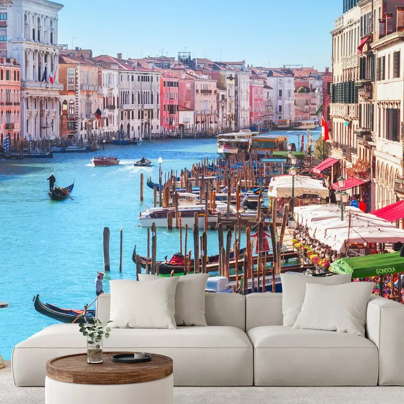 Wall mural Venice grand canal cityscape
