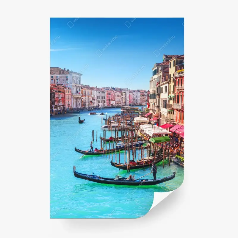 Wall mural Venice grand canal cityscape