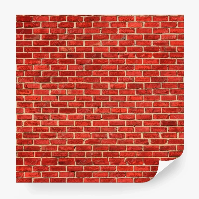 Wall mural red brick wall texture