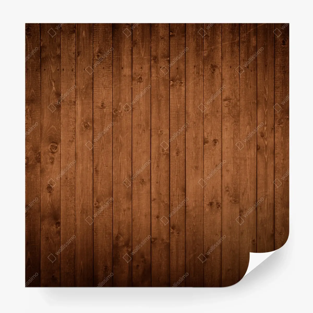 Wall mural rustic wooden plank wall texture • Wallissimo®