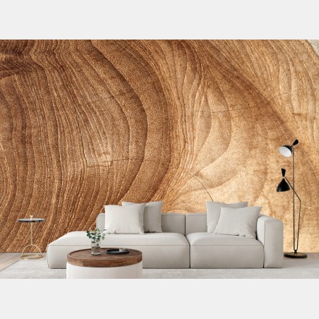 Wall mural natural wood grain pattern • Wallissimo®