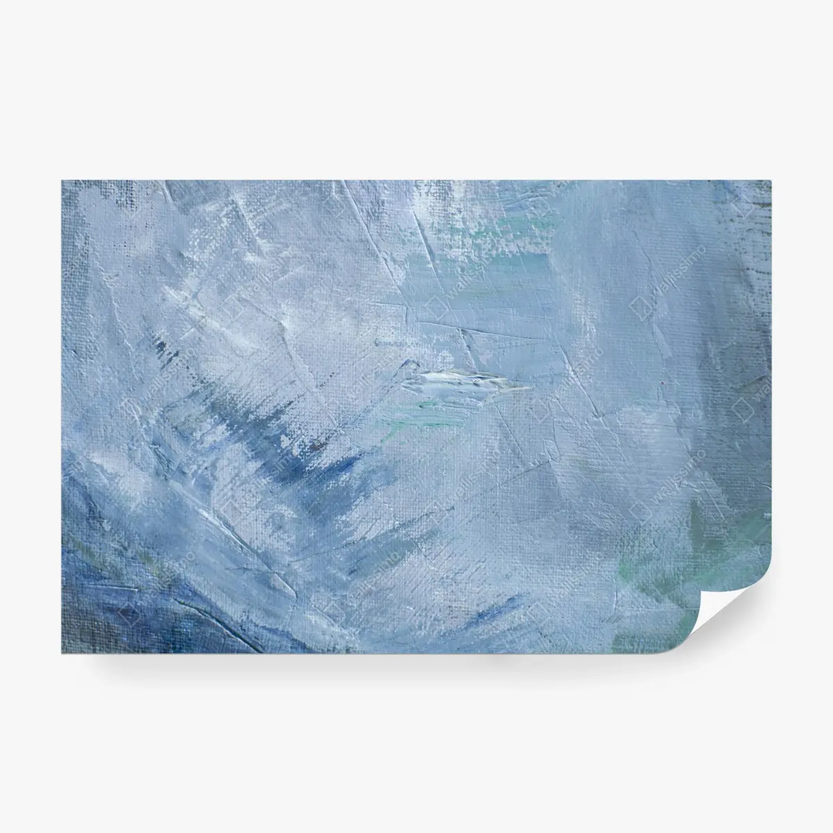 Wall mural serene blue textured abstract • Wallissimo®