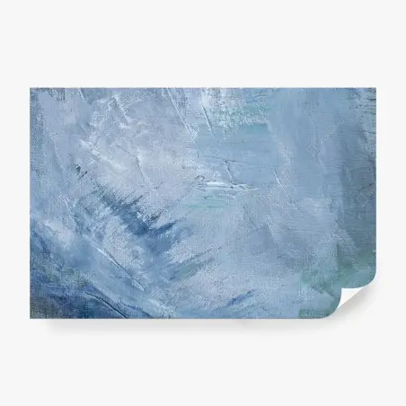 Wall mural serene blue textured abstract • Wallissimo®