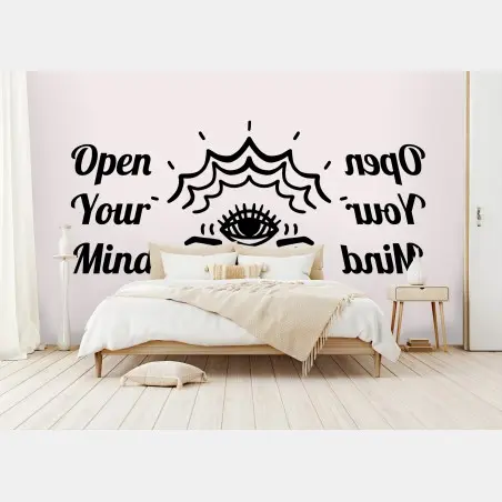 Wall mural open your mind third eye illustration • Wallissimo®