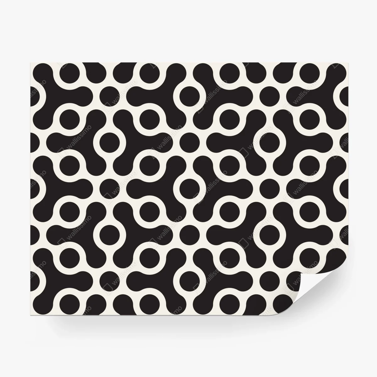 Wall mural bold monochrome geometric pattern • Wallissimo® Wall mural bold monochrome geometric pattern • Wallissimo®