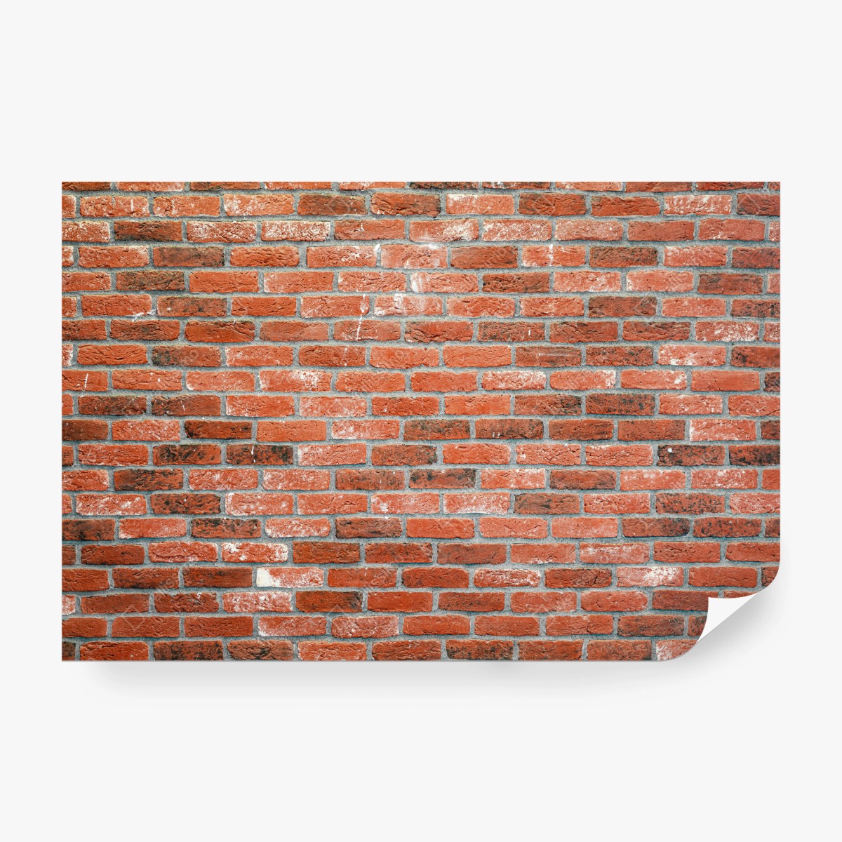 Wall mural red brick wall texture • Wallissimo® Wall mural red brick wall texture • Wallissimo®