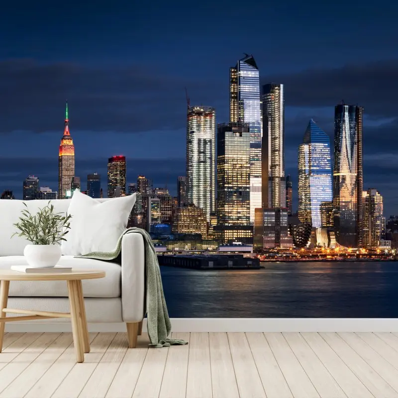 Wall mural New York skyline at dusk