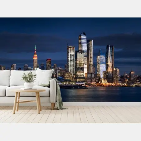 Wall mural New York skyline at dusk • Wallissimo®