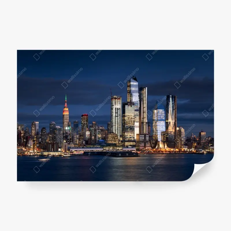 Wall mural New York skyline at dusk