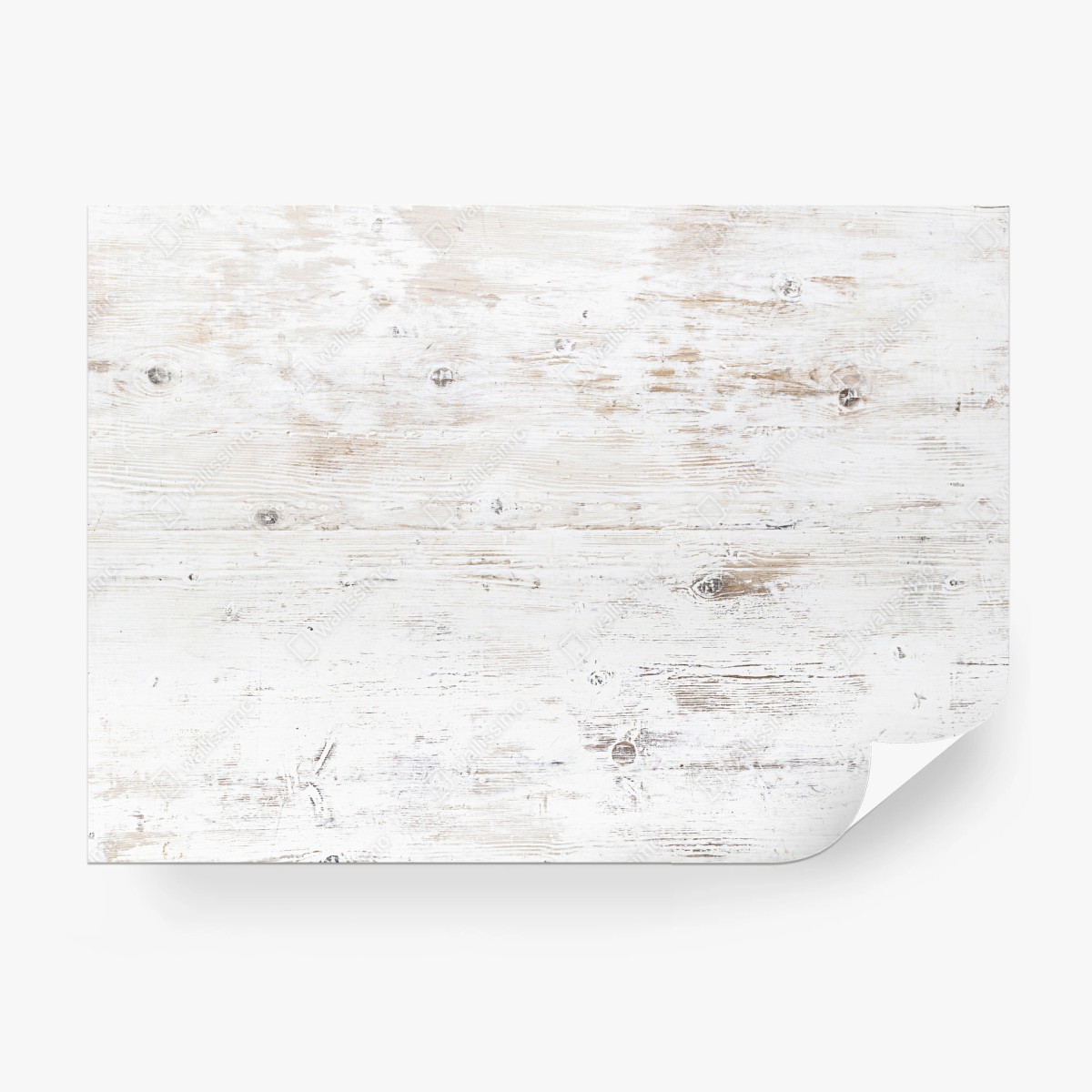 Wall mural whitewashed wooden plank texture • Wallissimo® Wall mural whitewashed wooden plank texture • Wallissimo®