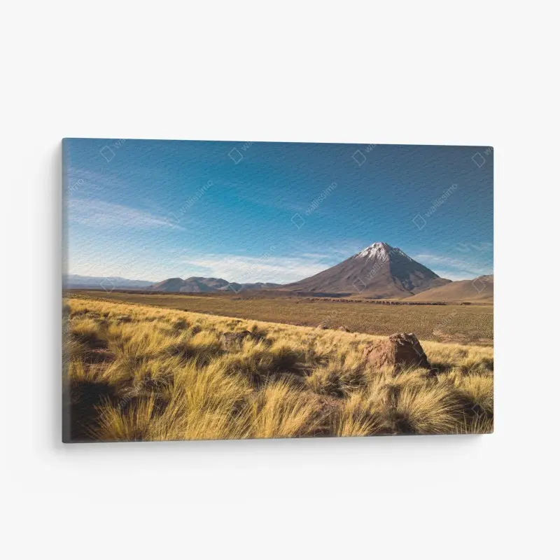 Canvas print Licancabur in Atacama, Chile