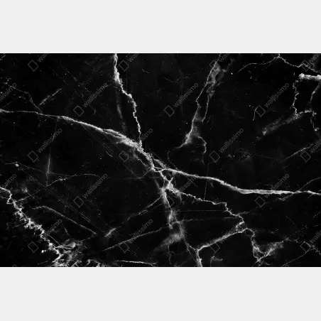 Window decal black marble veined texture • Wallissimo®