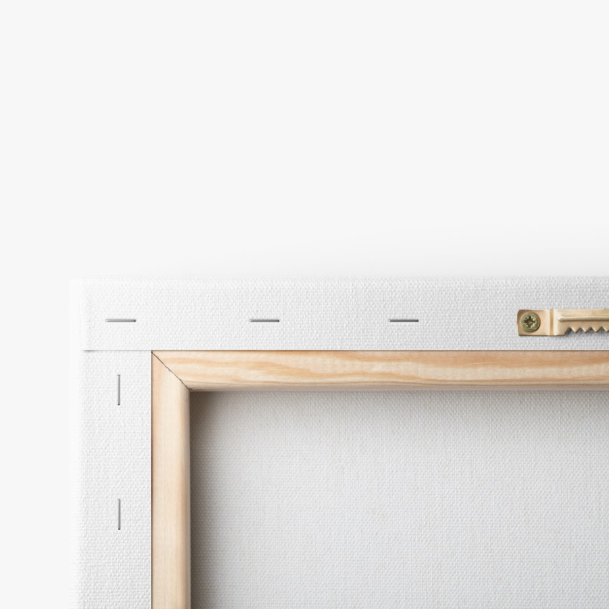 Back of canvas – sample material